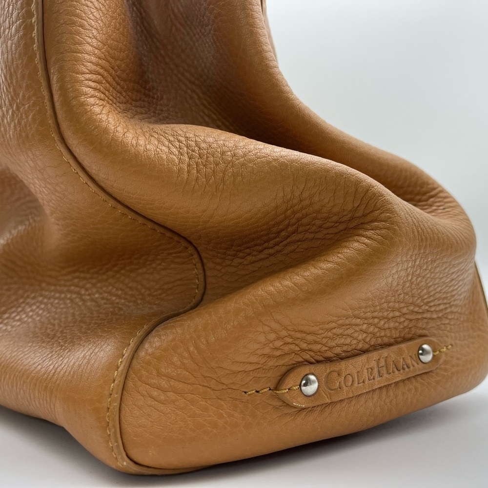 Cole Haan Tan Leather Tote Bag - Picture 4 of 6